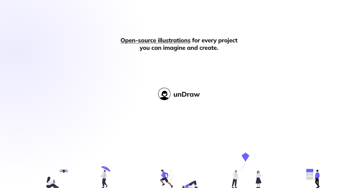 unDraw 网站预览